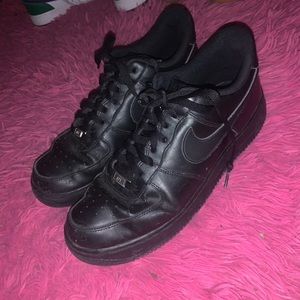 Black Air Force 1s